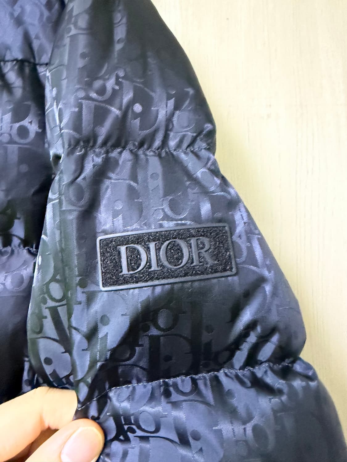 [50] 디올 오블리크 패딩 블랙 상품이미지4