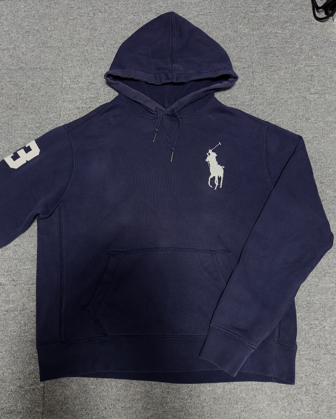 폴로 빅포니 네이비 후드티 상품이미지1