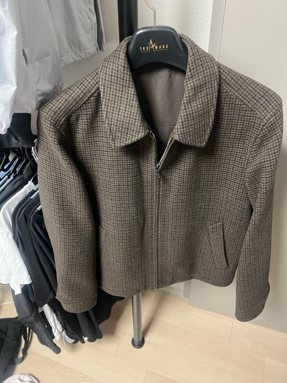 유니클로 체크패턴 자켓 상품이미지1