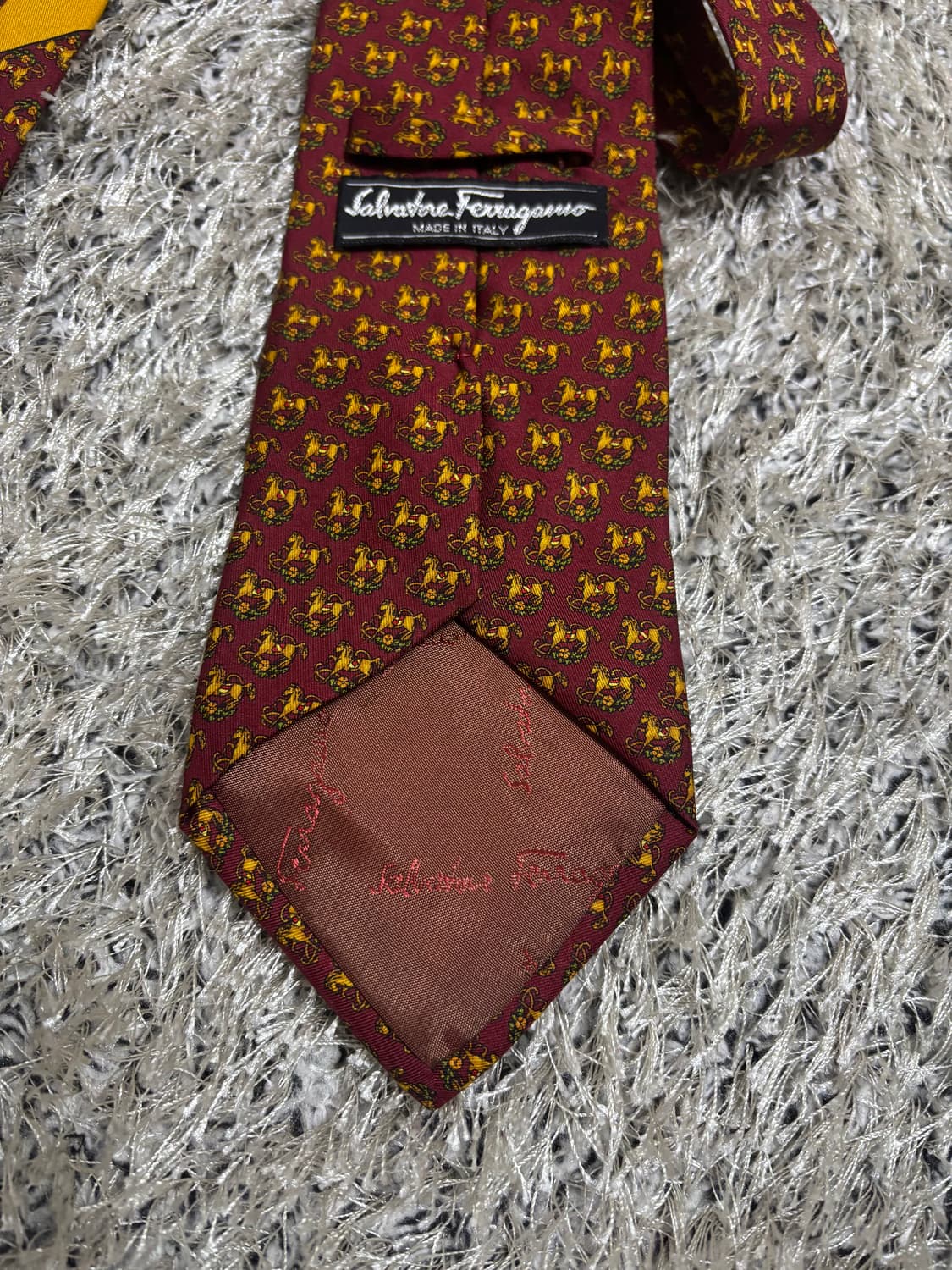 이태리제 페라가모 실크 넥타이 상품이미지4