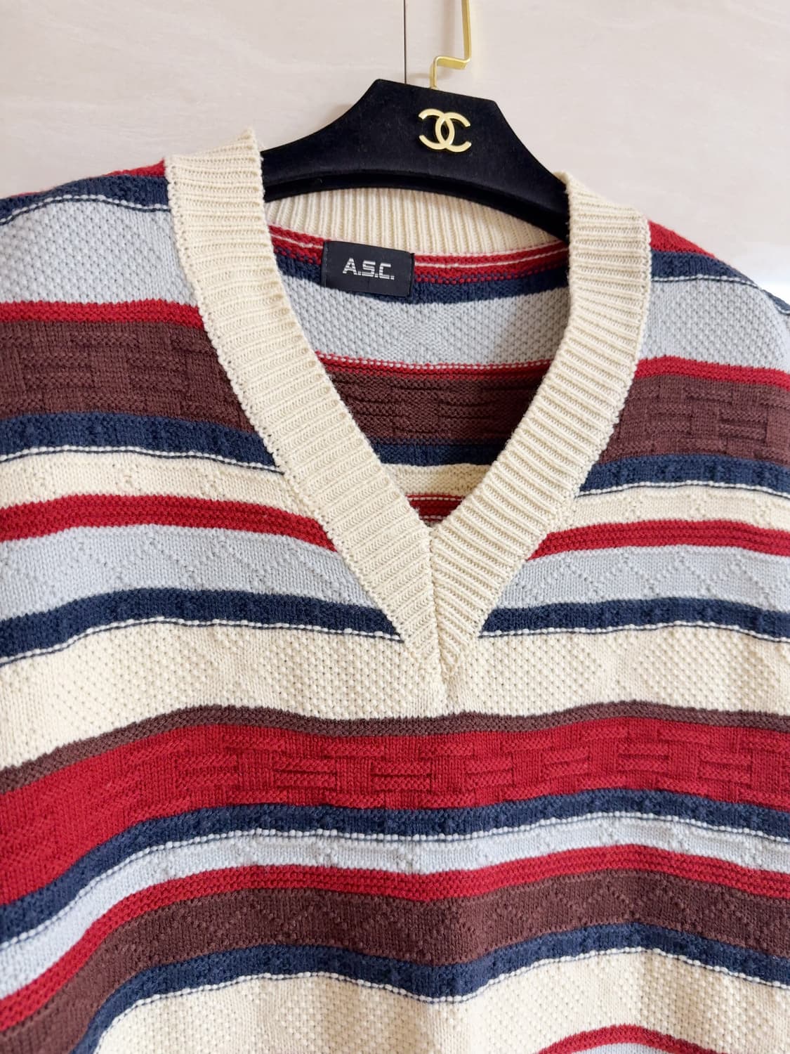 남녀공용 오버핏 니트조끼  상품이미지3