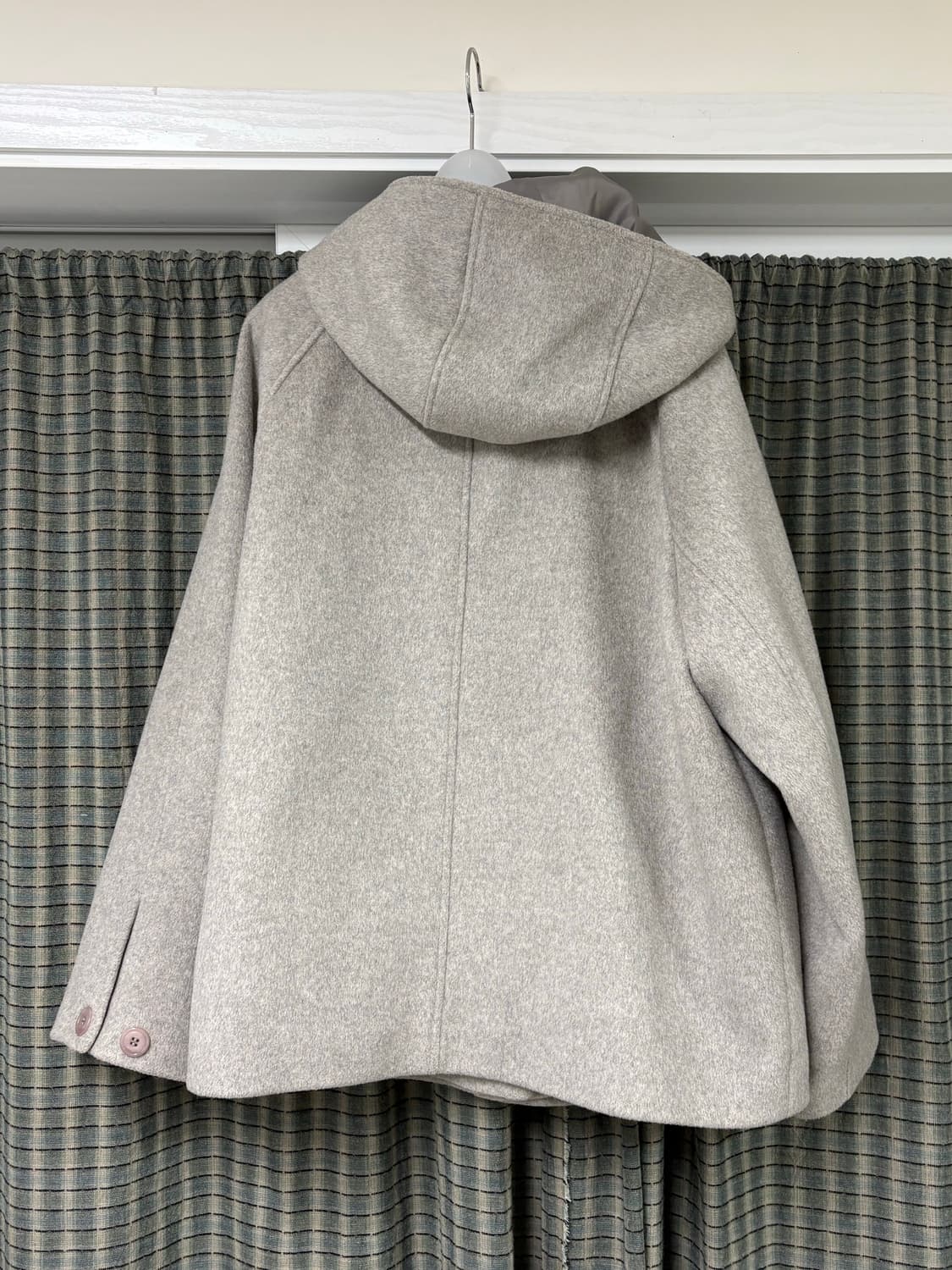 타입서비스 후드하프코트 차콜 상품이미지5