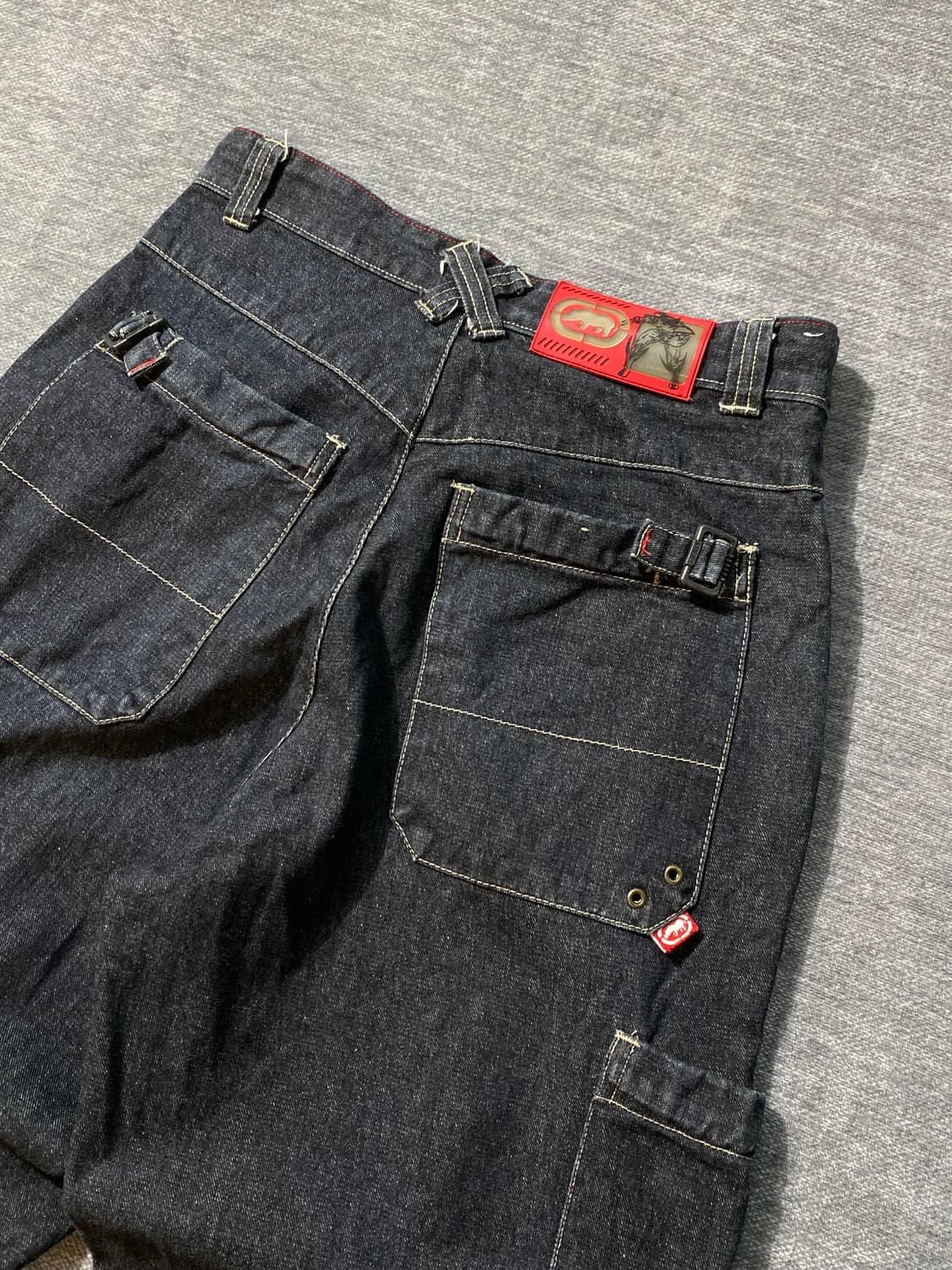 [30] ECKO UNLTD  에코언리밋 올드스쿨 데님 카고 와이드팬츠 상품이미지5