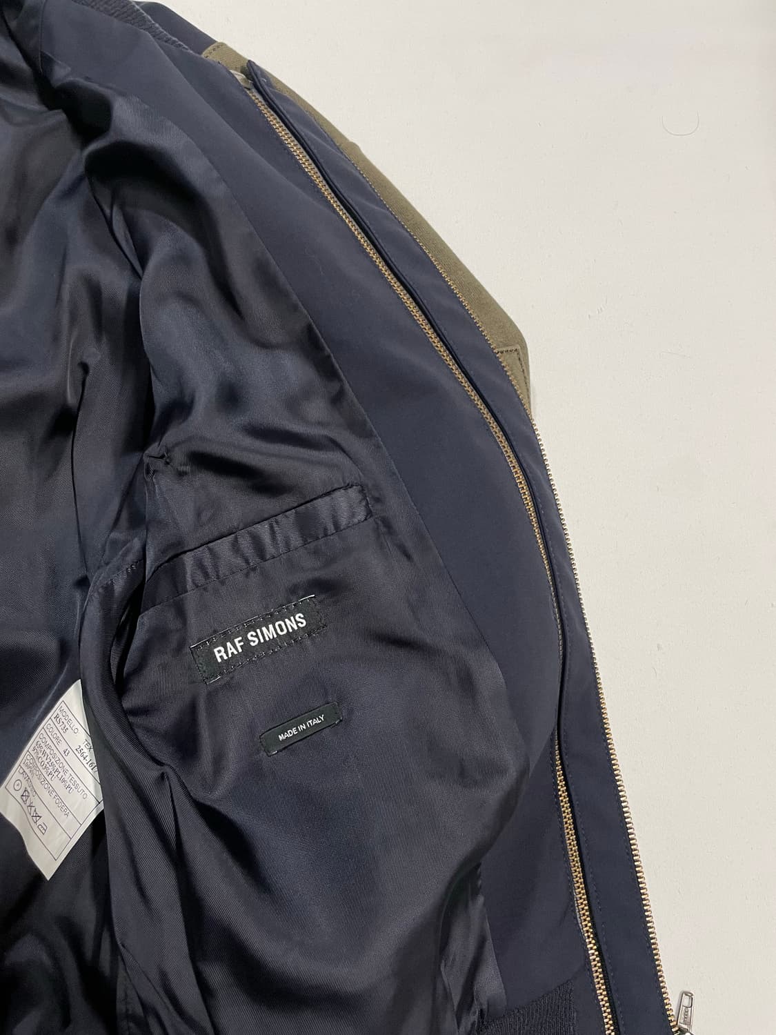 라프시몬스 11aw 멀티 지퍼 ma-1 봄버  상품이미지8