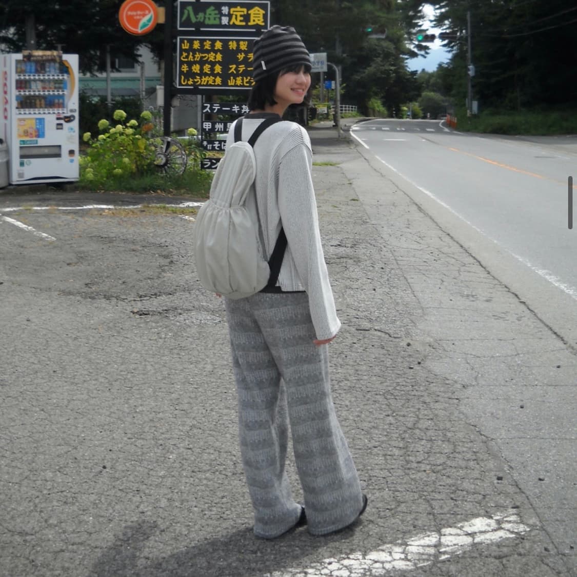 페스토 울 니트 밴드 팬츠 포그컬러 상품이미지2