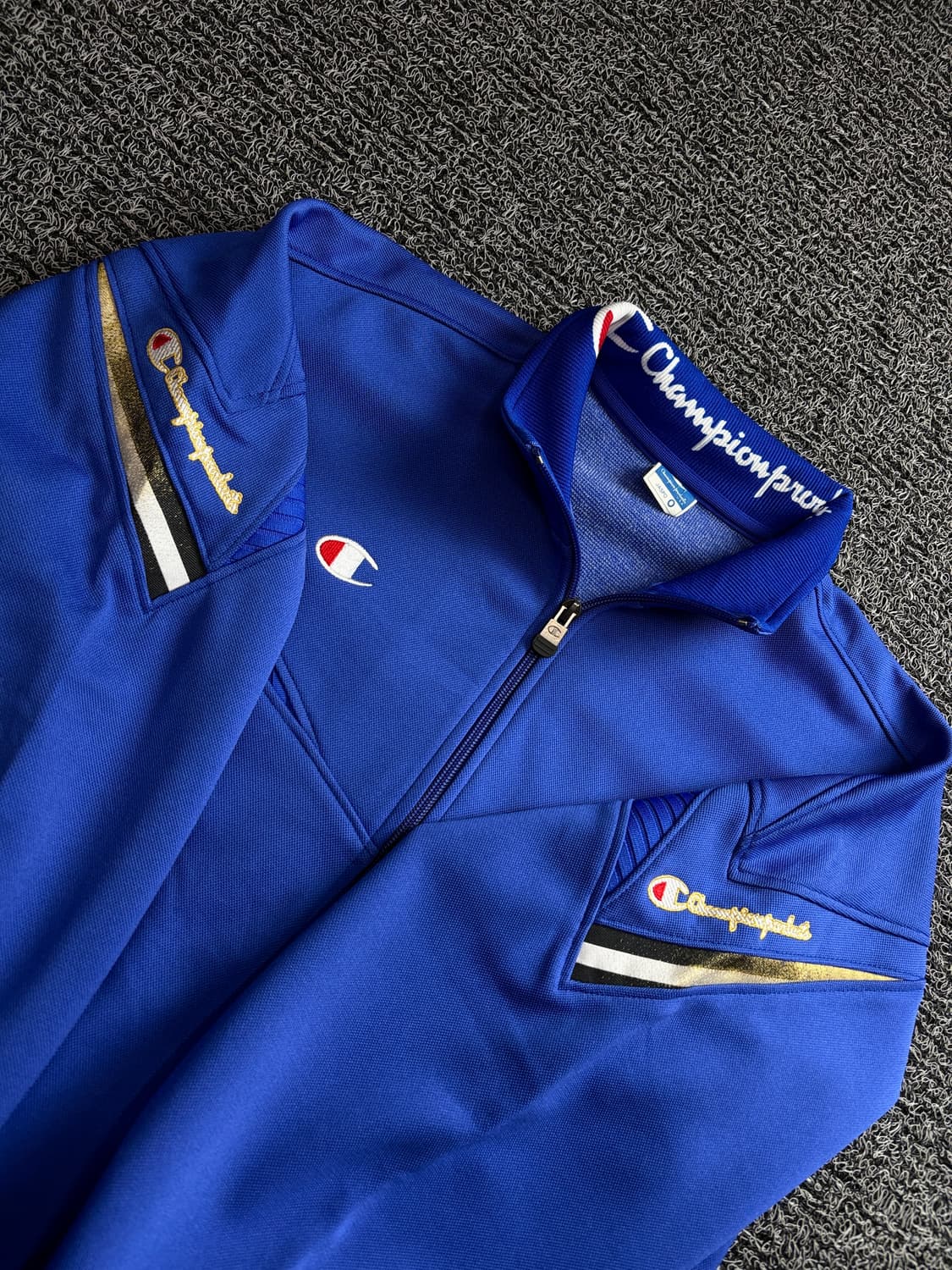 챔피온 일판 올드스쿨 사이드라인 트랙탑 저지 자켓 3704 상품이미지3