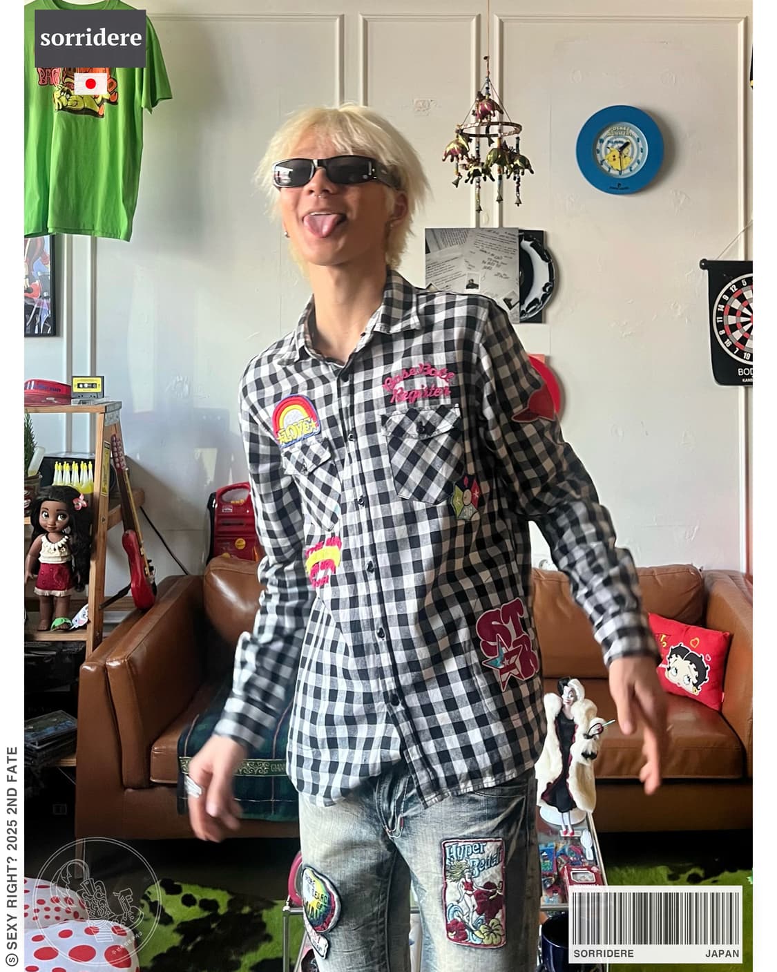 Sorridere Japan Multi Patch Check Shirt 상품이미지1