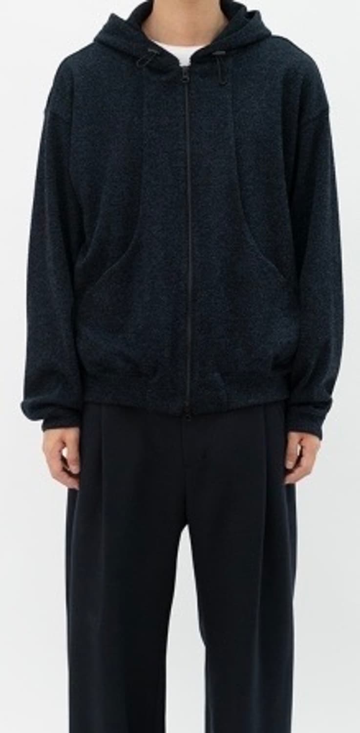 폴리테루 플리시 집업 후디 네이비 3 상품이미지1