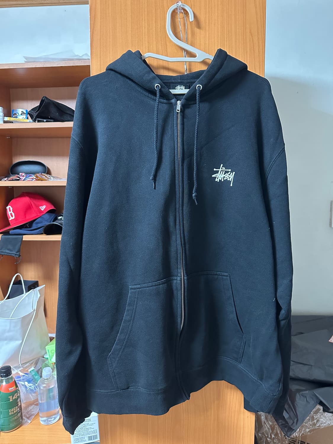 [XL] 스투시 Stussy 베이직 로고 후드집업 상품이미지1