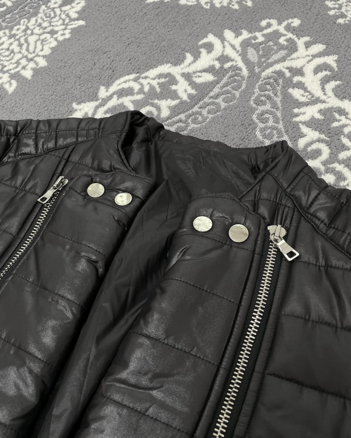 Balmain Archive Quilted Biker Jacket 상품이미지2