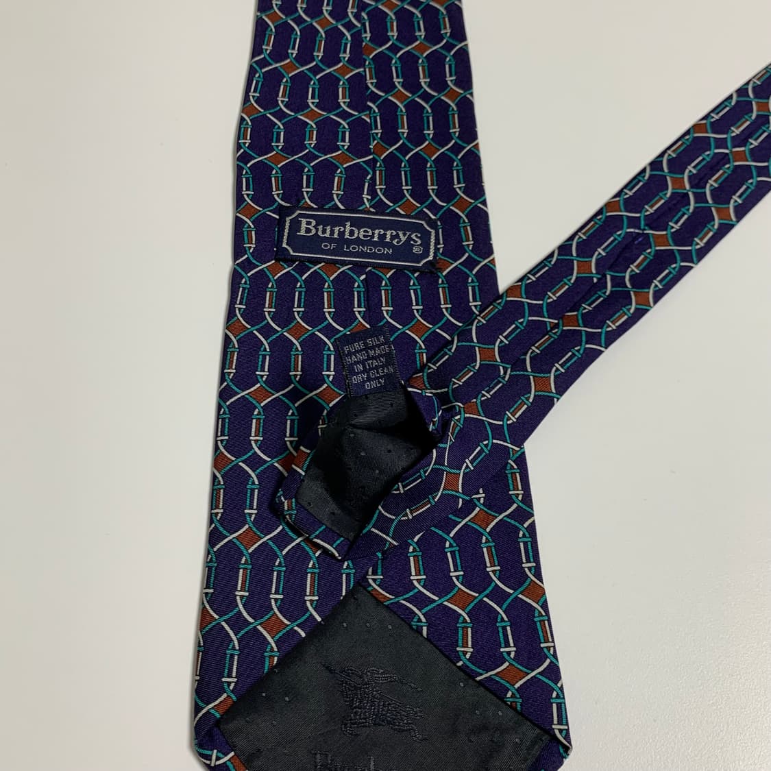 버버리(BURBERRY) B+등급 빈티지넥타이 명품 100실크 상품이미지7