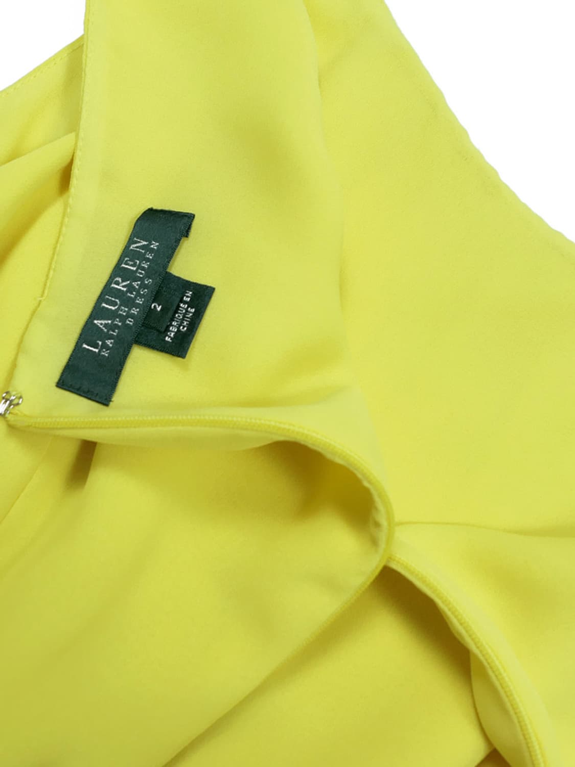 Ralph Lauren Dress yellow chiffon 상품이미지5