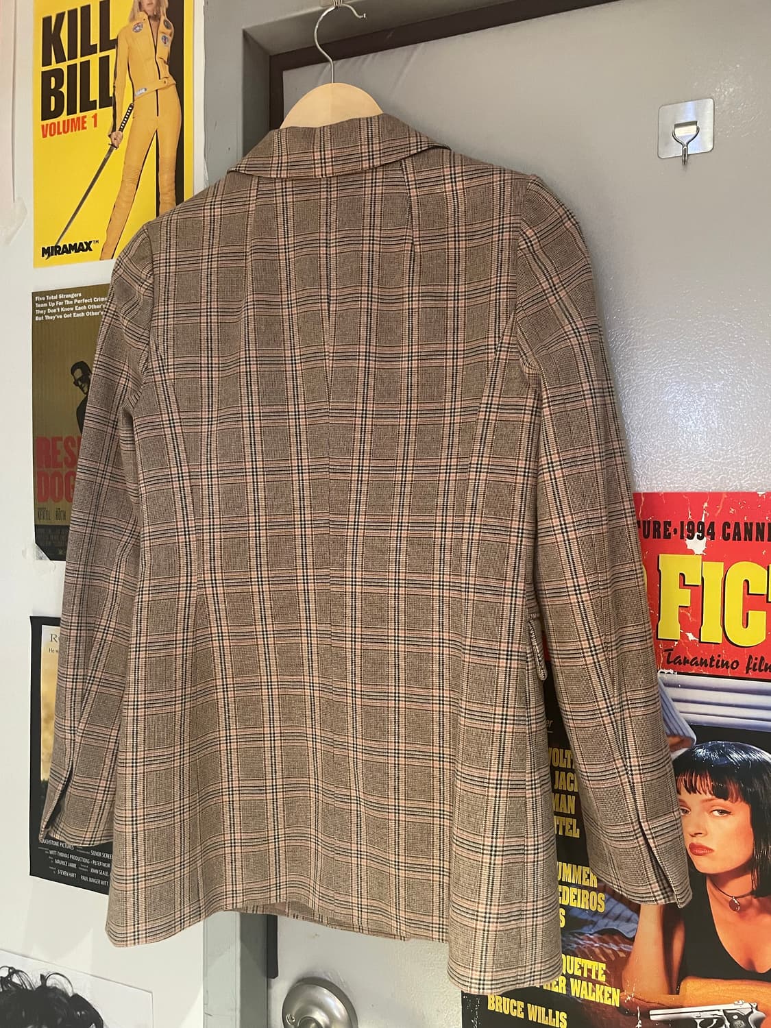 올리브데올리브 체크 블레이저 자켓 상품이미지3