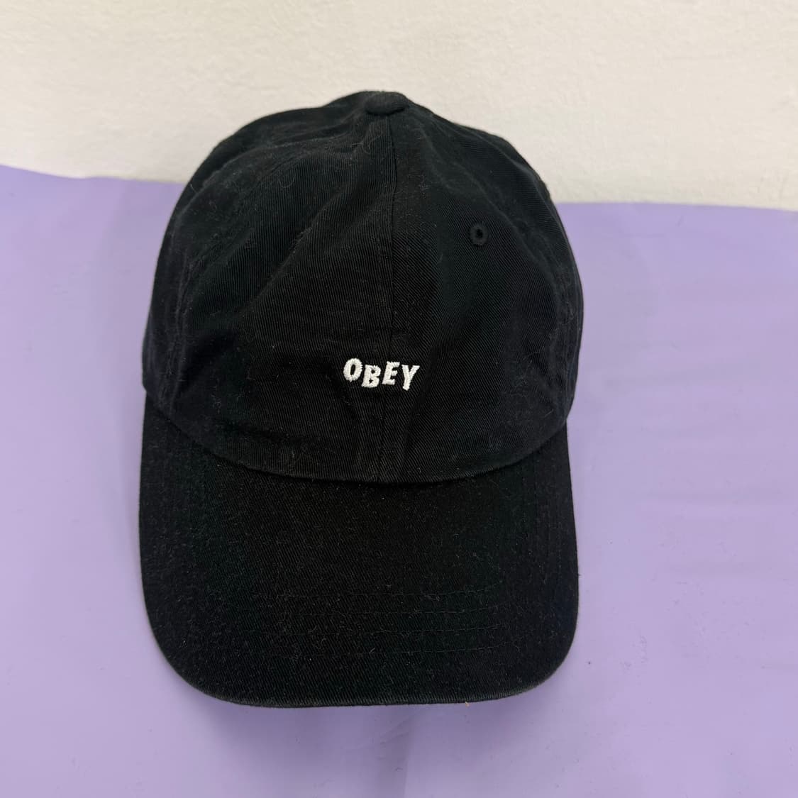 오베이 스몰 로고 캠프캡 OS 상품이미지1