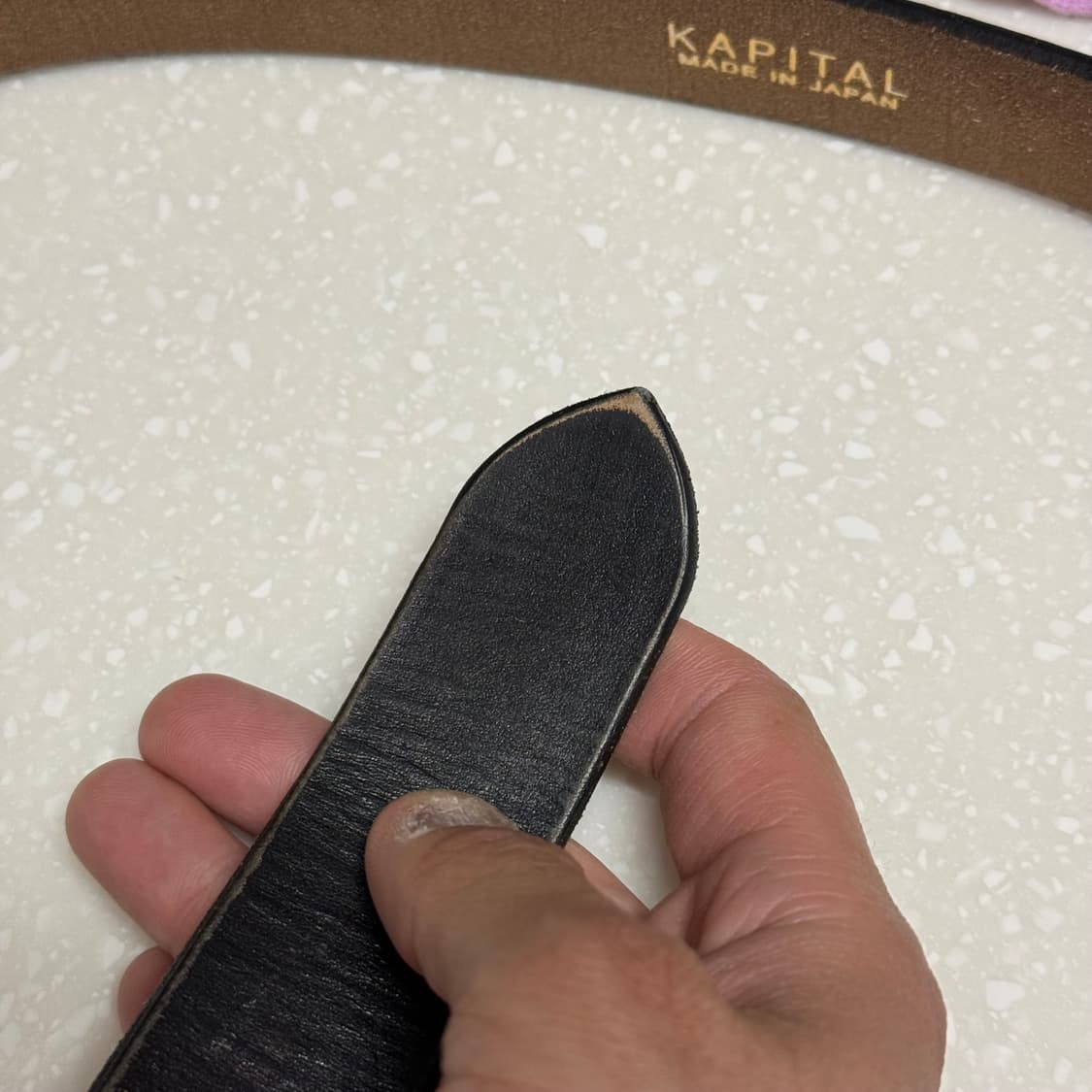 캐피탈 kapital 26SS 웨스턴 벨트 블랙 F 상품이미지7