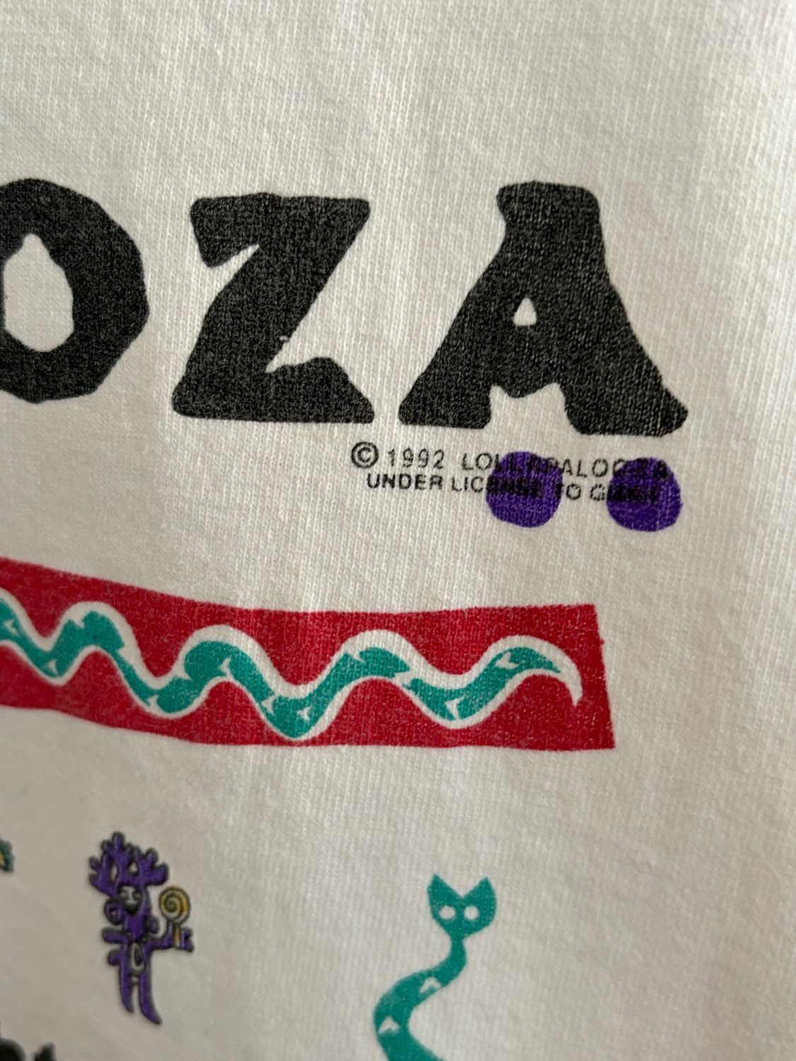 1992 롤라팔루자 티셔츠 상품이미지3