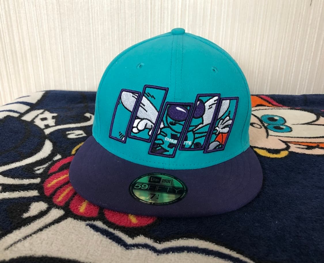 NBA 뉴에라 HWC 샬럿호네츠 59FIFTY 모자/캡 7 1/4 상품이미지4
