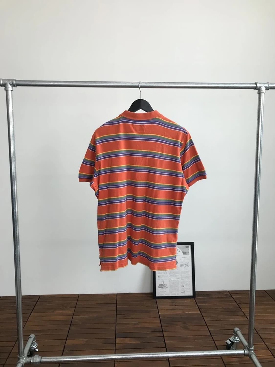 The North Face Stripe Polo Shirt Orange 상품이미지4
