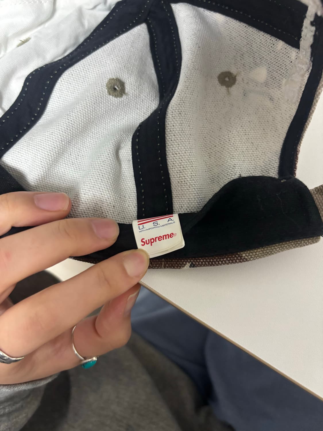 슈프림 캡 상품이미지3