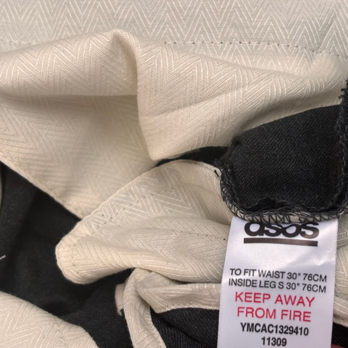 ASOS 아소스 여성 29 팬츠 차콜 그레이 FW 미니멀 베이직 상품이미지10