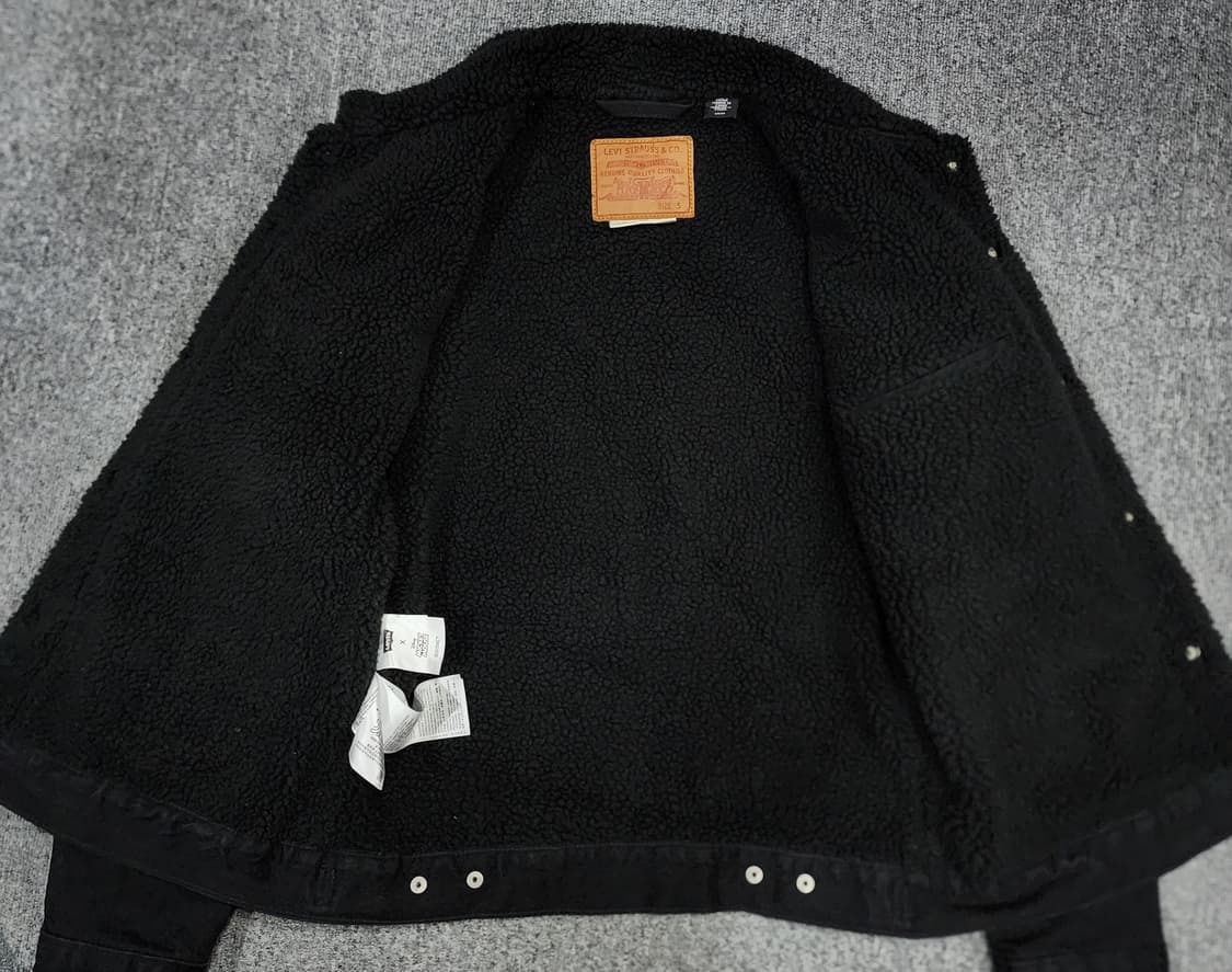 리바이스 x 디즈니 미키마우스 협업 쉐르파 트러커 데님 자켓 S 상품이미지3