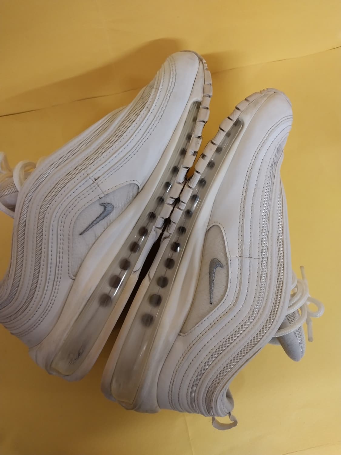 남성 나이키 에어맥스 97 트리플화이트 운동화 (255) 상품이미지7