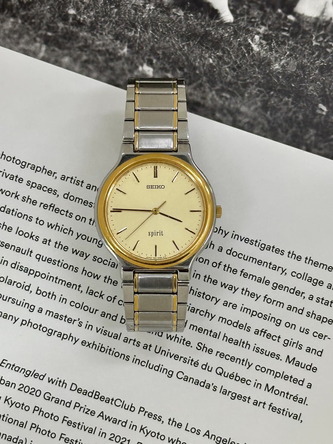 세이코 스피릿 콤비 쿼츠 시계 상품이미지2