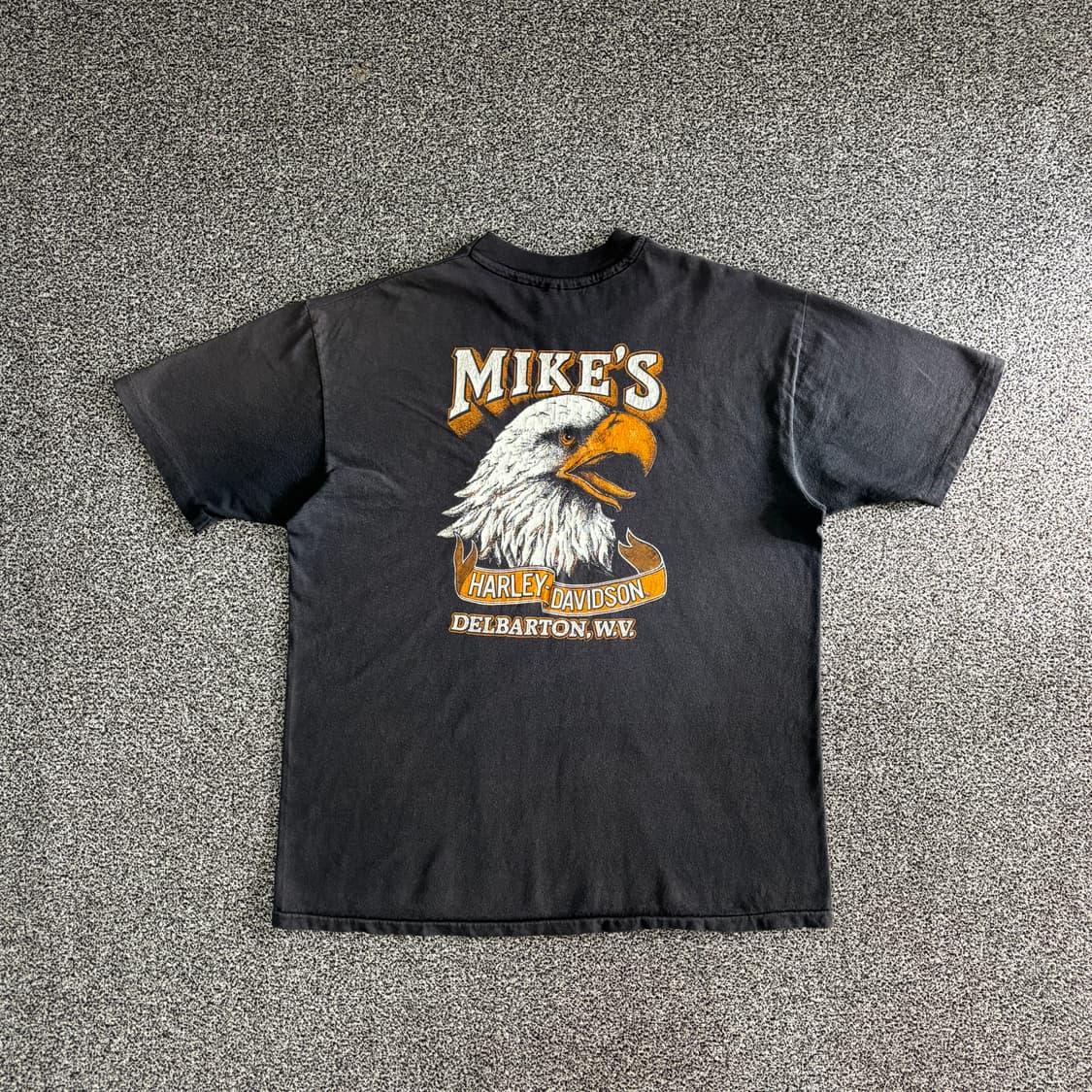 80s 빈티지 할리데이비슨 반팔 티셔츠 상품이미지2