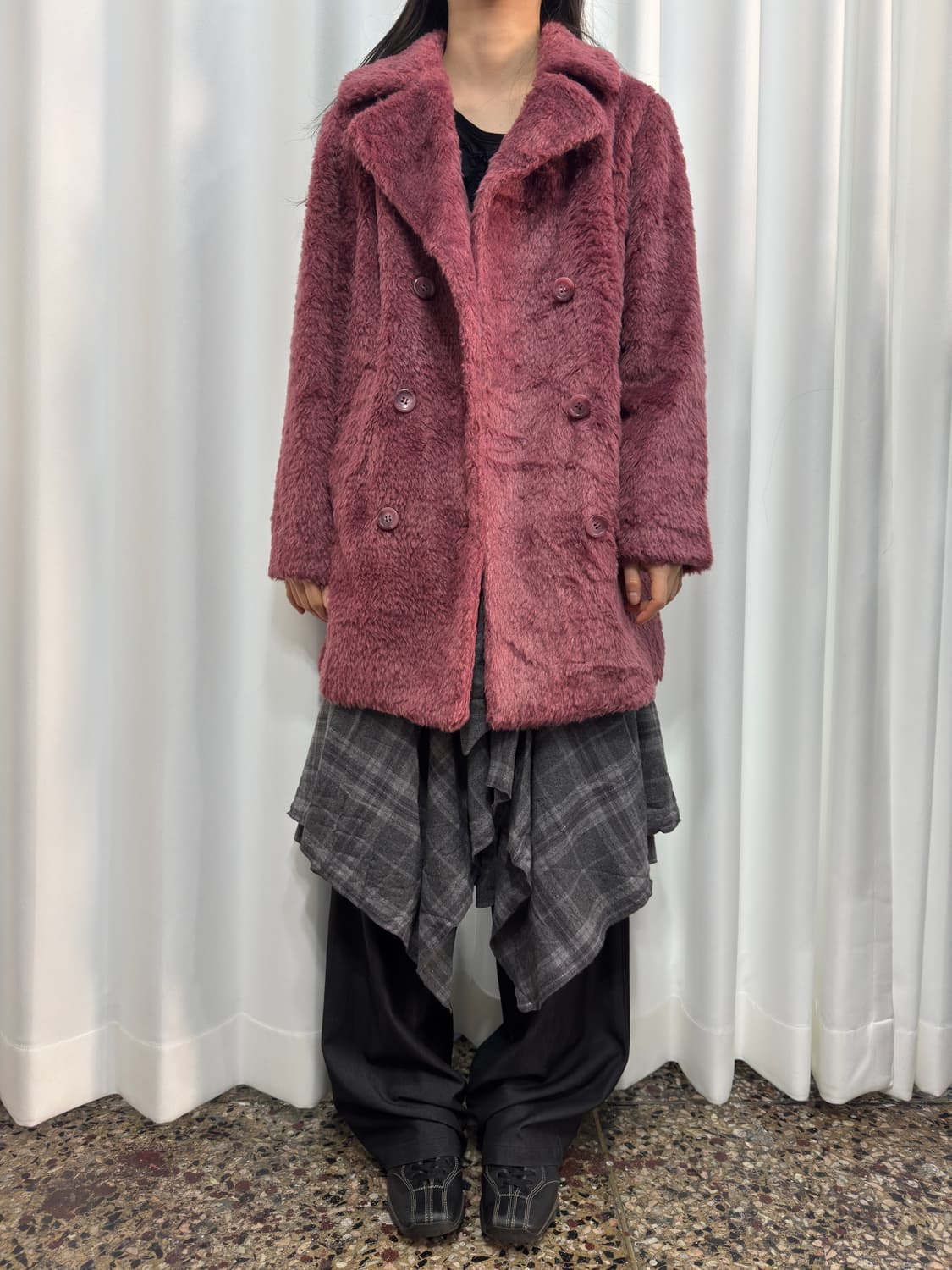 doclasse pink fur coat 상품이미지2