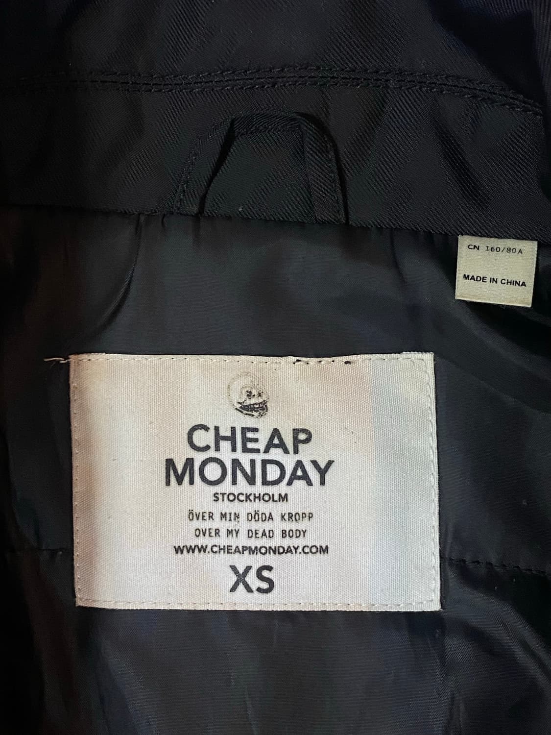 CheapMonday 칩먼데이 나일론 크레이브 자켓 XS 상품이미지3