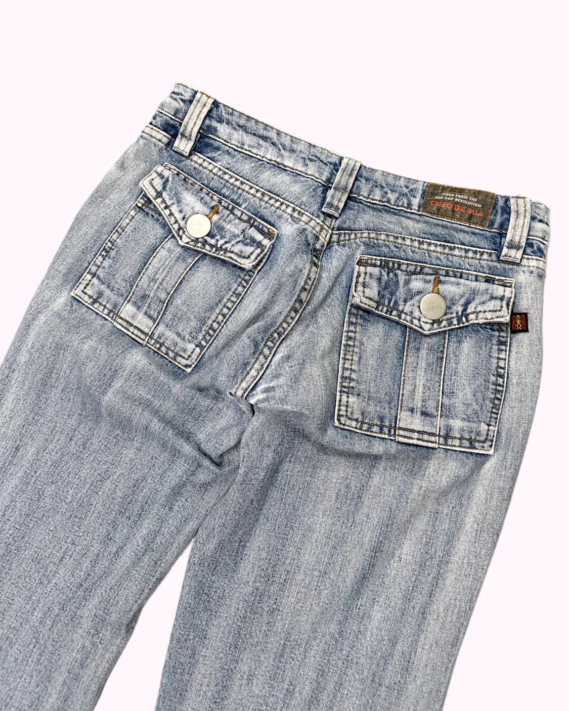 white washing low-rise flare jean 상품이미지7