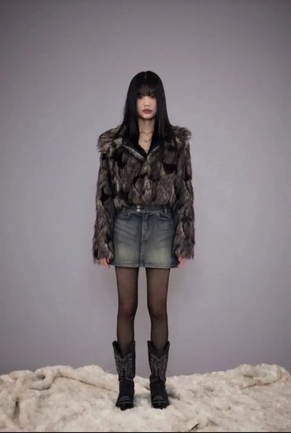 애즈온 퍼자켓 상품이미지1