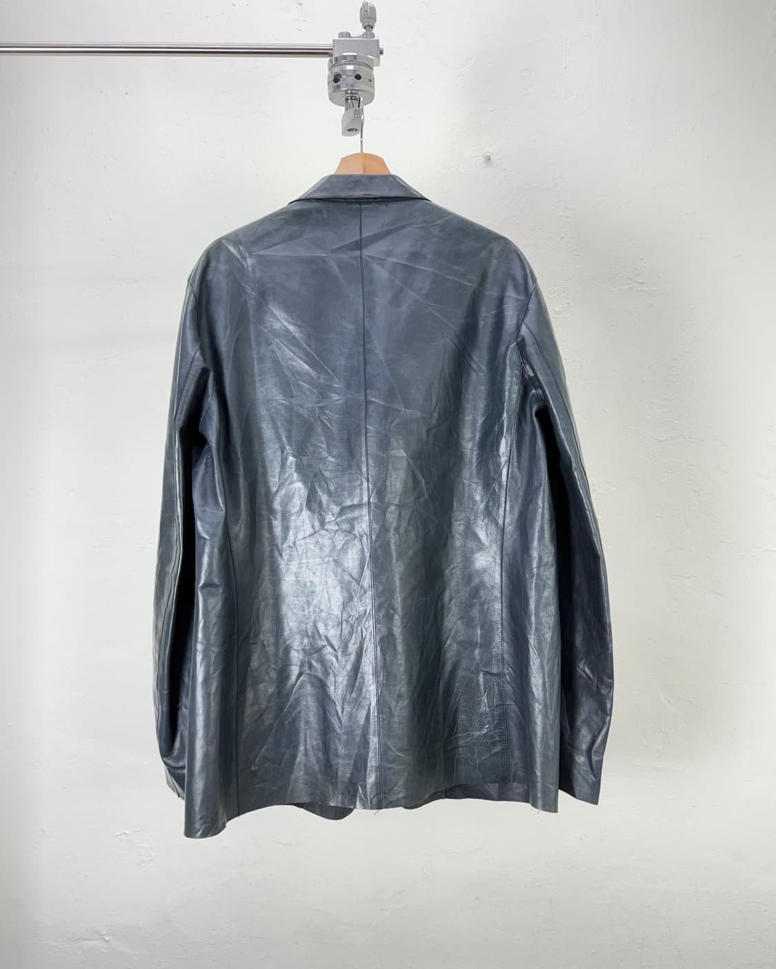 질샌더 베지터블 마린 3b 블레이저 레더 자켓 상품이미지6