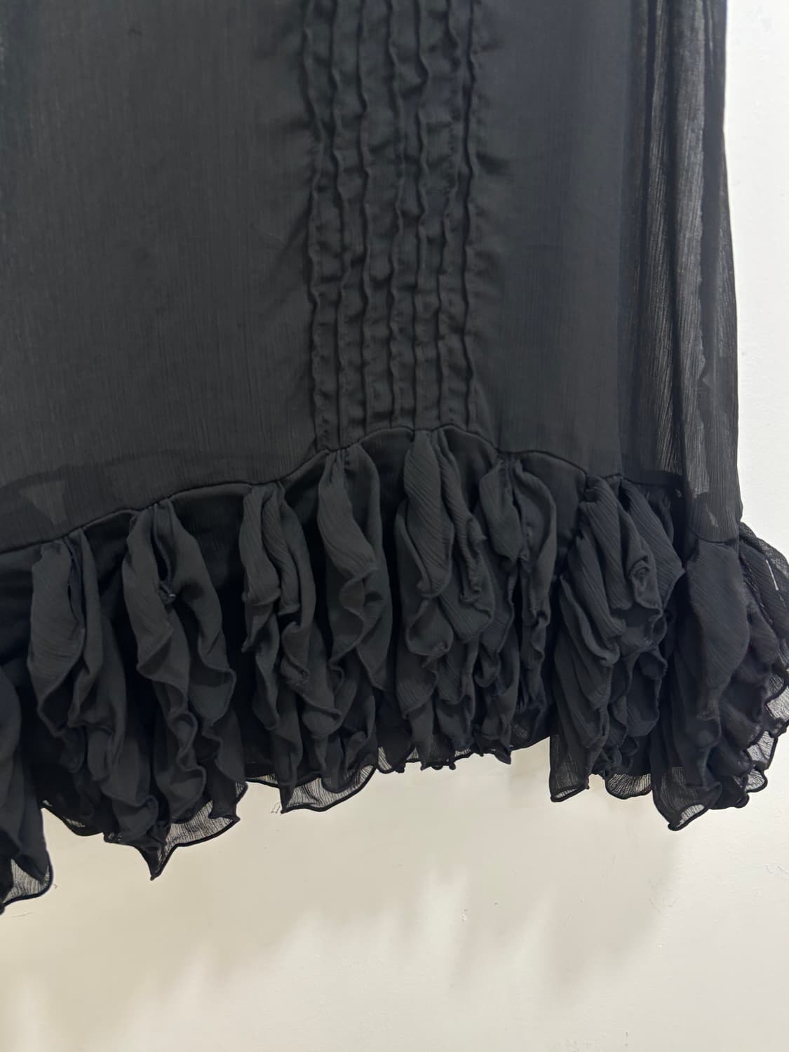 Catedral 레이스 프릴 레이어드 나시 슬리브리스 상품이미지5