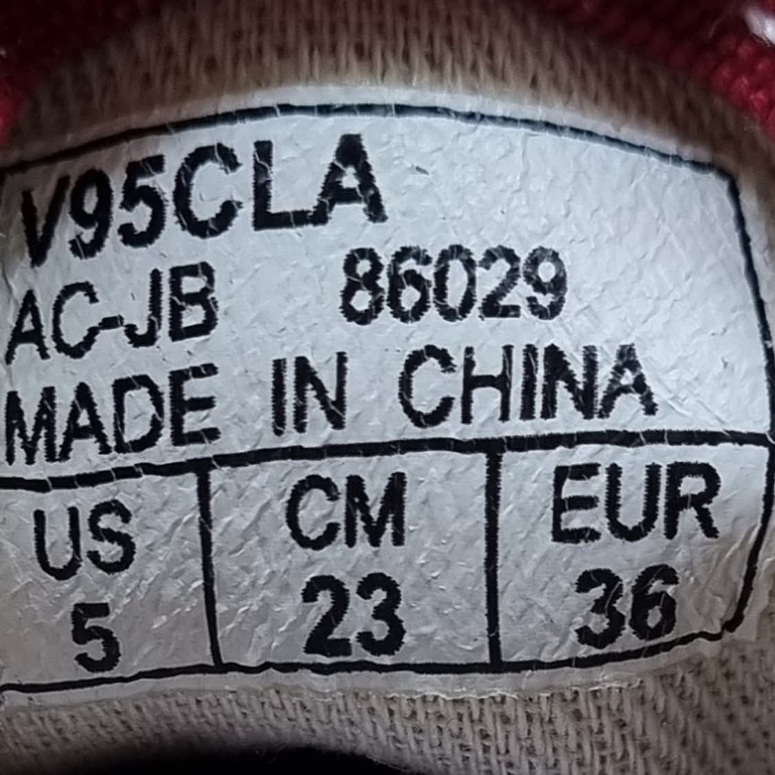 반스 에라 레드 여성스니커즈230  상품이미지6