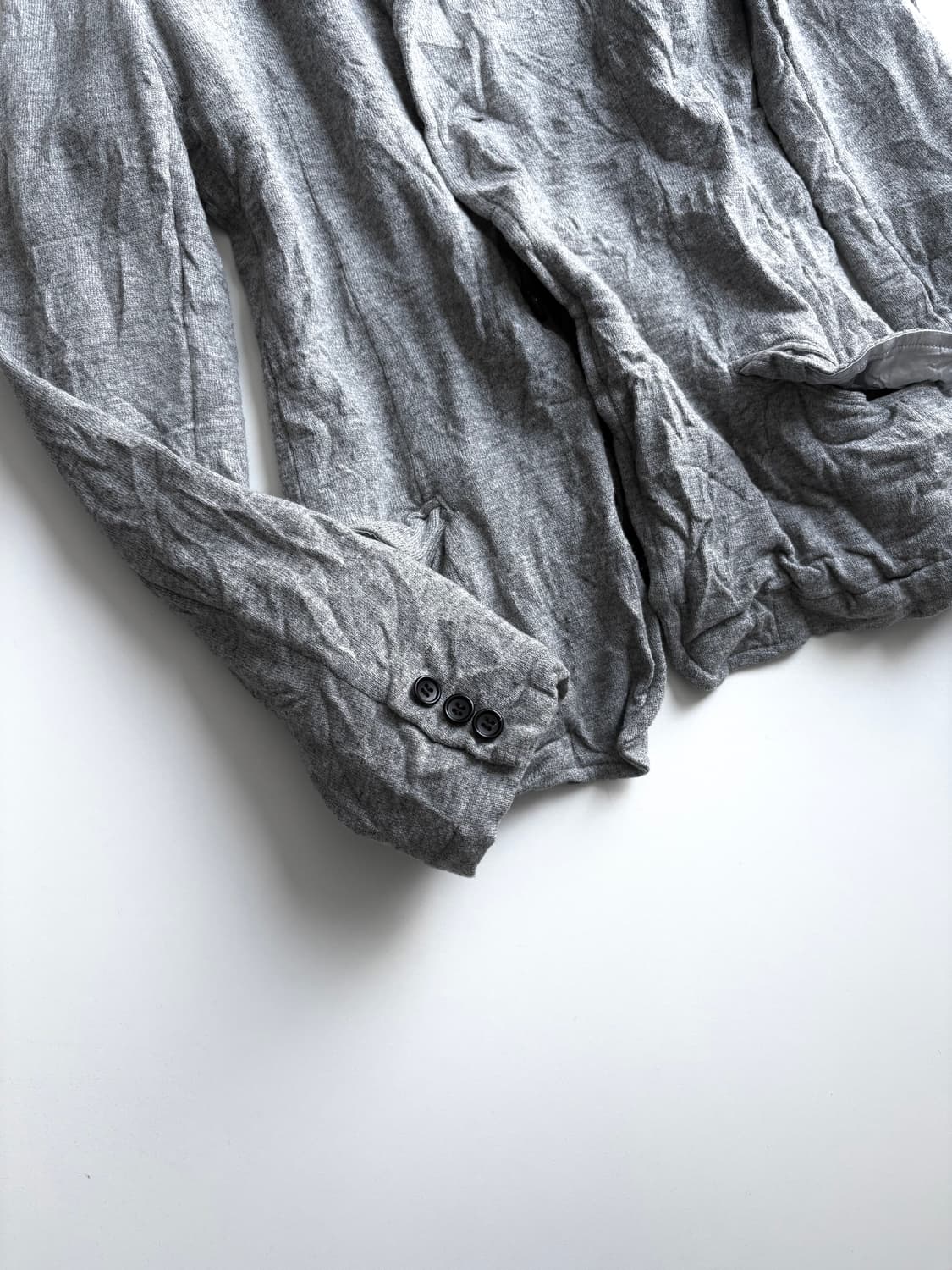 요지 야마모토 느와르 주름가공 자켓 상품이미지4