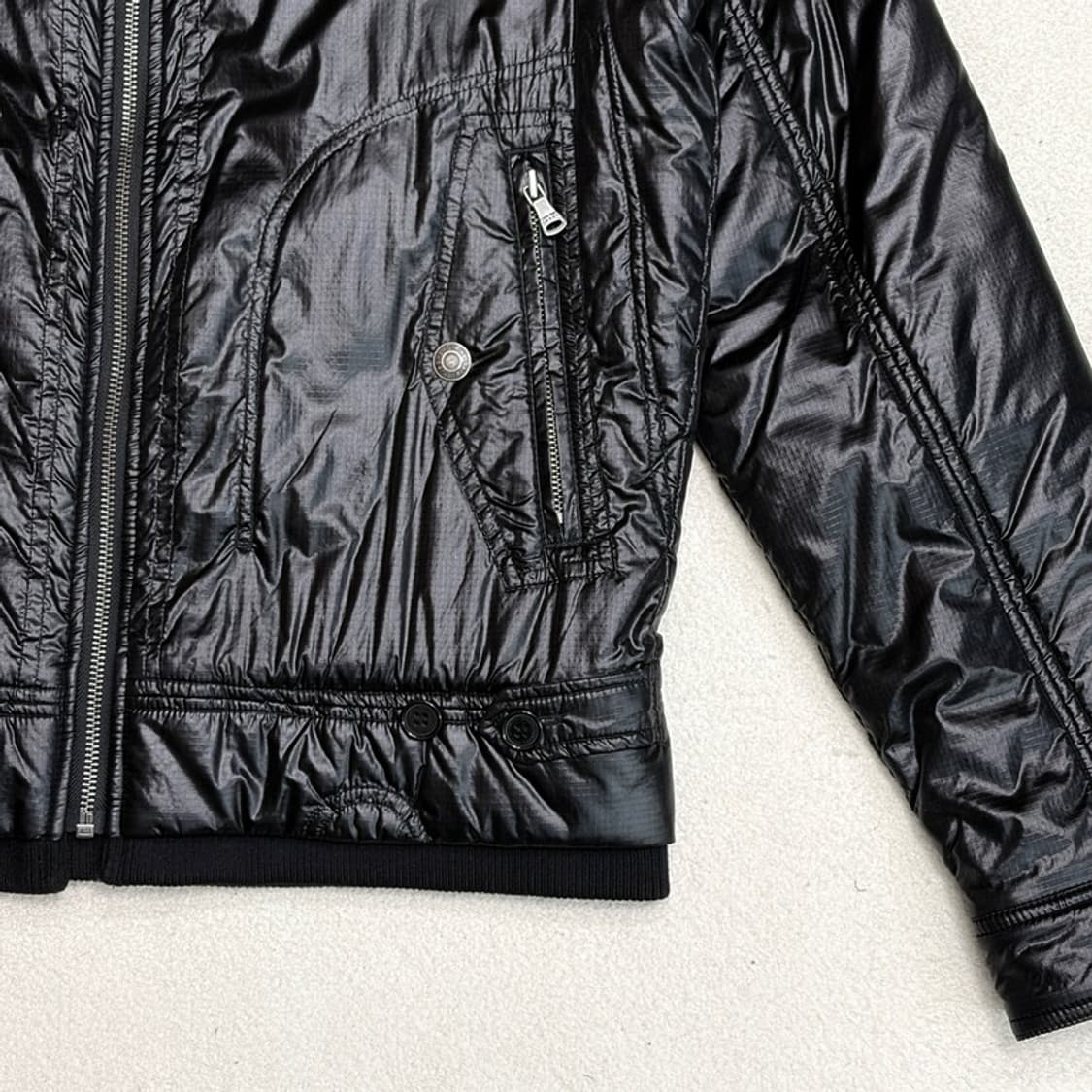 CALVIN KLEIN 더블포켓 모크넥 히든후드 패디드점퍼 M 상품이미지2