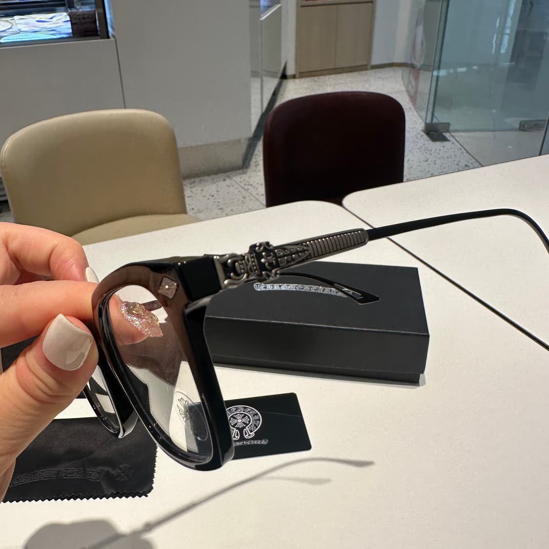 크롬하츠무광 안경 상품이미지4