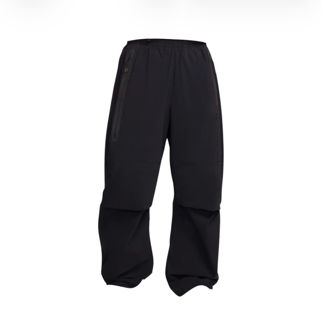 나이키 테크 우븐 오픈 헴 팬츠 블랙 - 아시아 상품이미지1