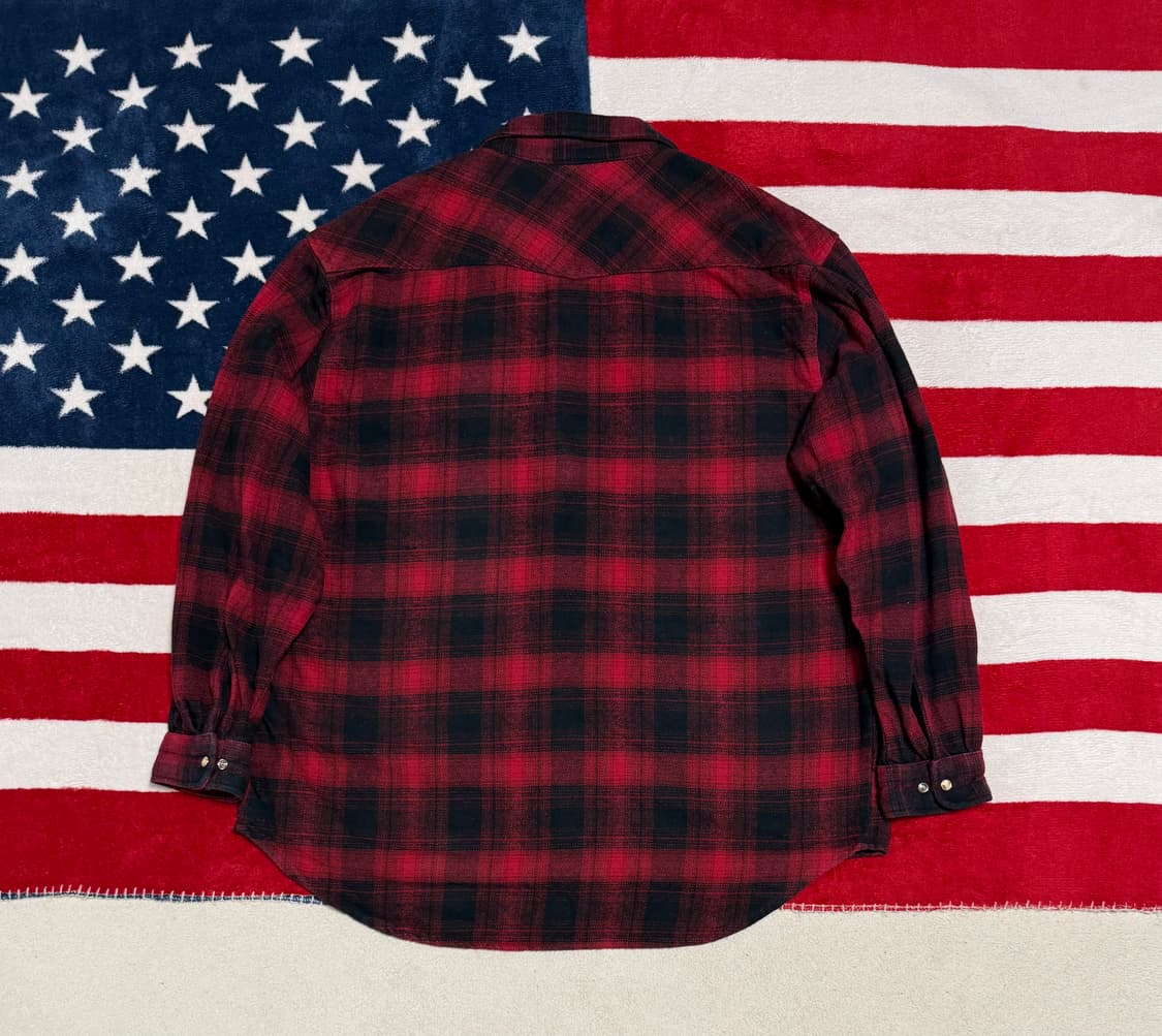 버팔로체크 플란넬 웨스턴 셔츠 SCHMIDT flannel shirt 상품이미지8