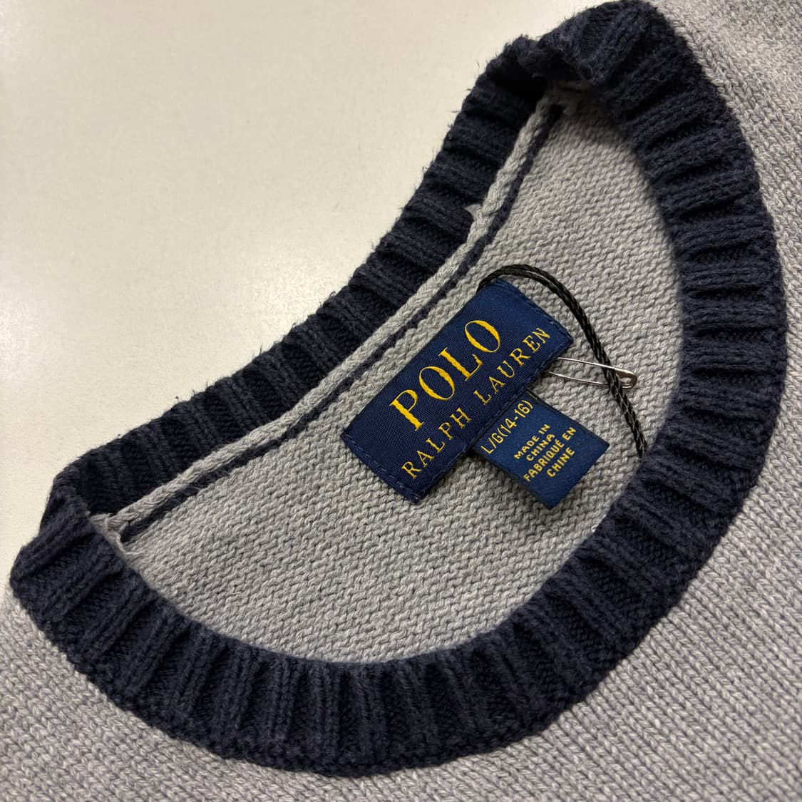 [L] 폴로 랄프로렌 로고 니트 스웨터 C14 상품이미지5