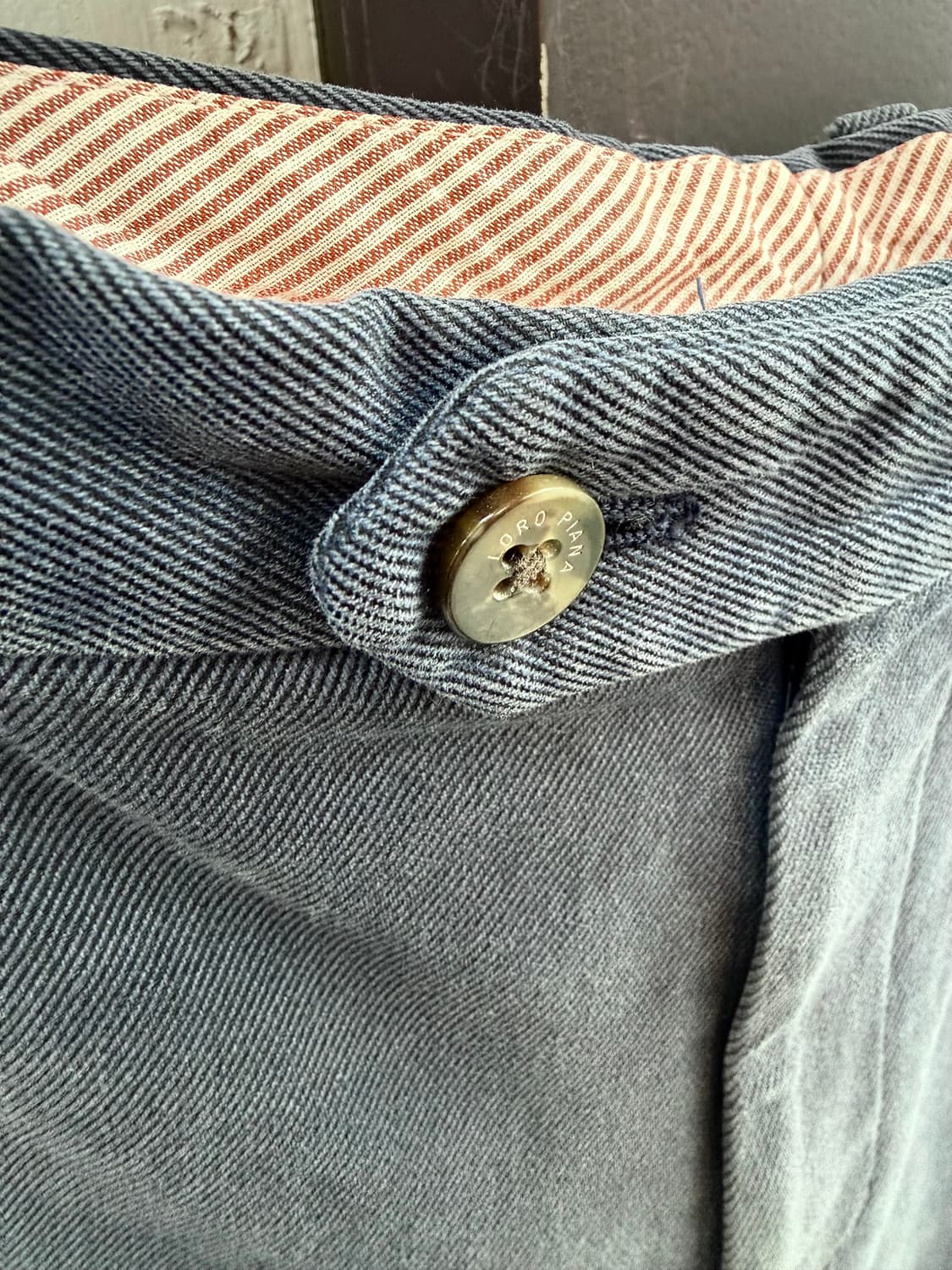 50/ 로로피아나 가먼트다이드 해비코튼 팬츠 상품이미지5