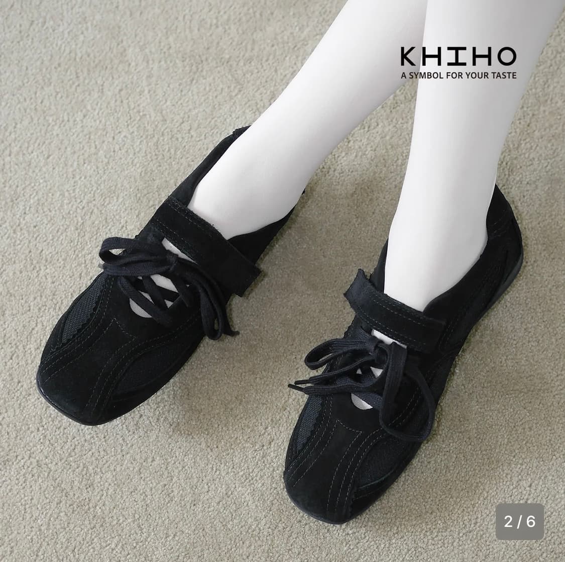 기호 khiho 핑킹 메리제인 스니커즈 블랙 250 상품이미지3