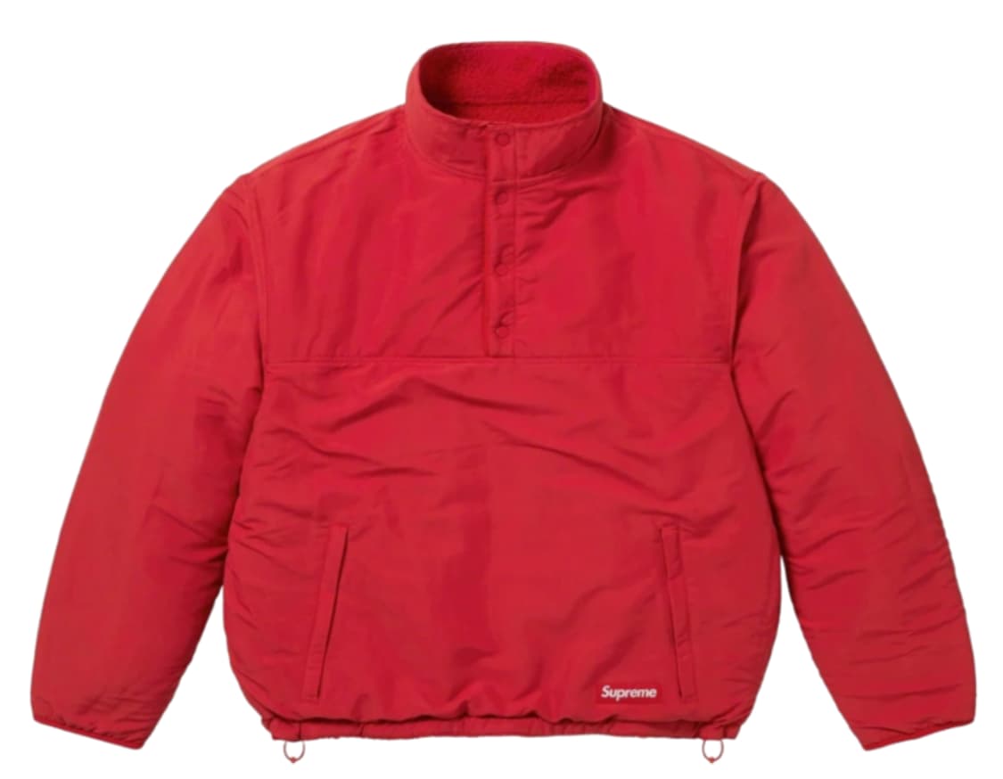 슈프림 폴라텍 리버시블 풀오버 레드 23FW 상품이미지1