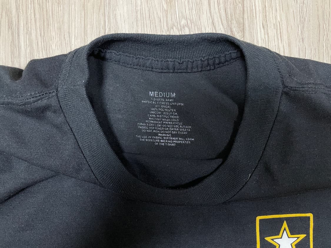 100) 미군 오리지널 ARMY 아미 기능성 반팔티(RRL&폴로&LVC) 상품이미지3