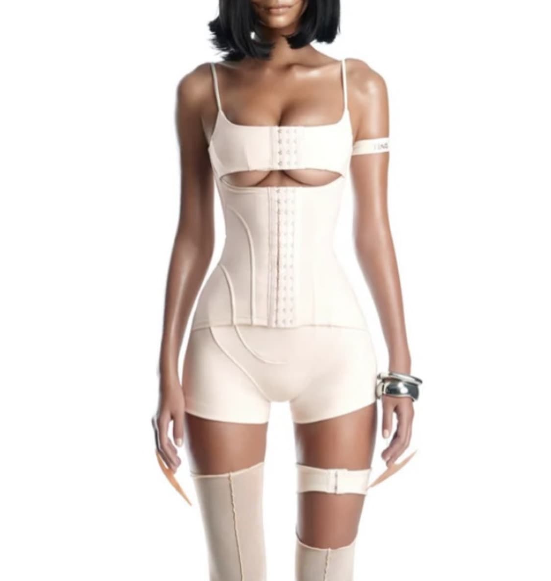 Feng system Gen tan playsuit 상품이미지1