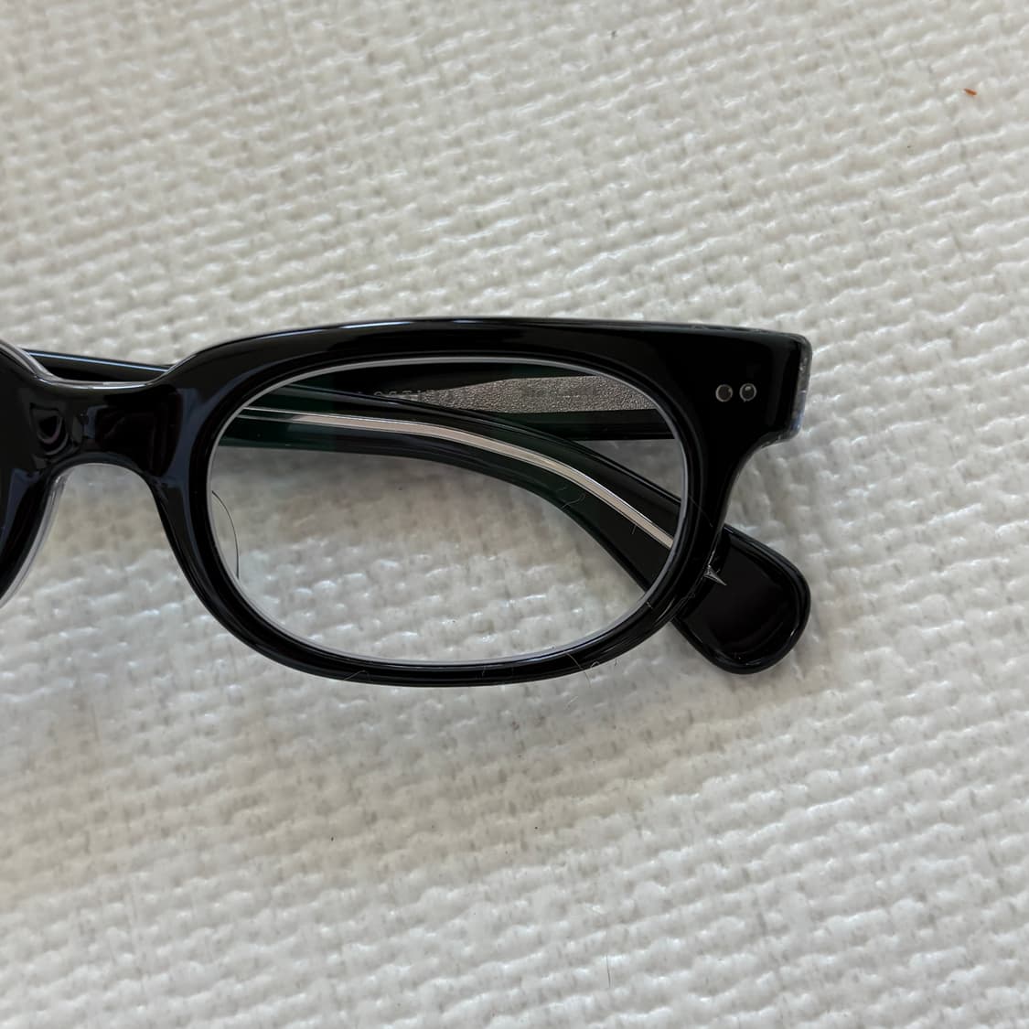 라시트포 사와구치 5주년 블랙 클리어 안경 상품이미지4