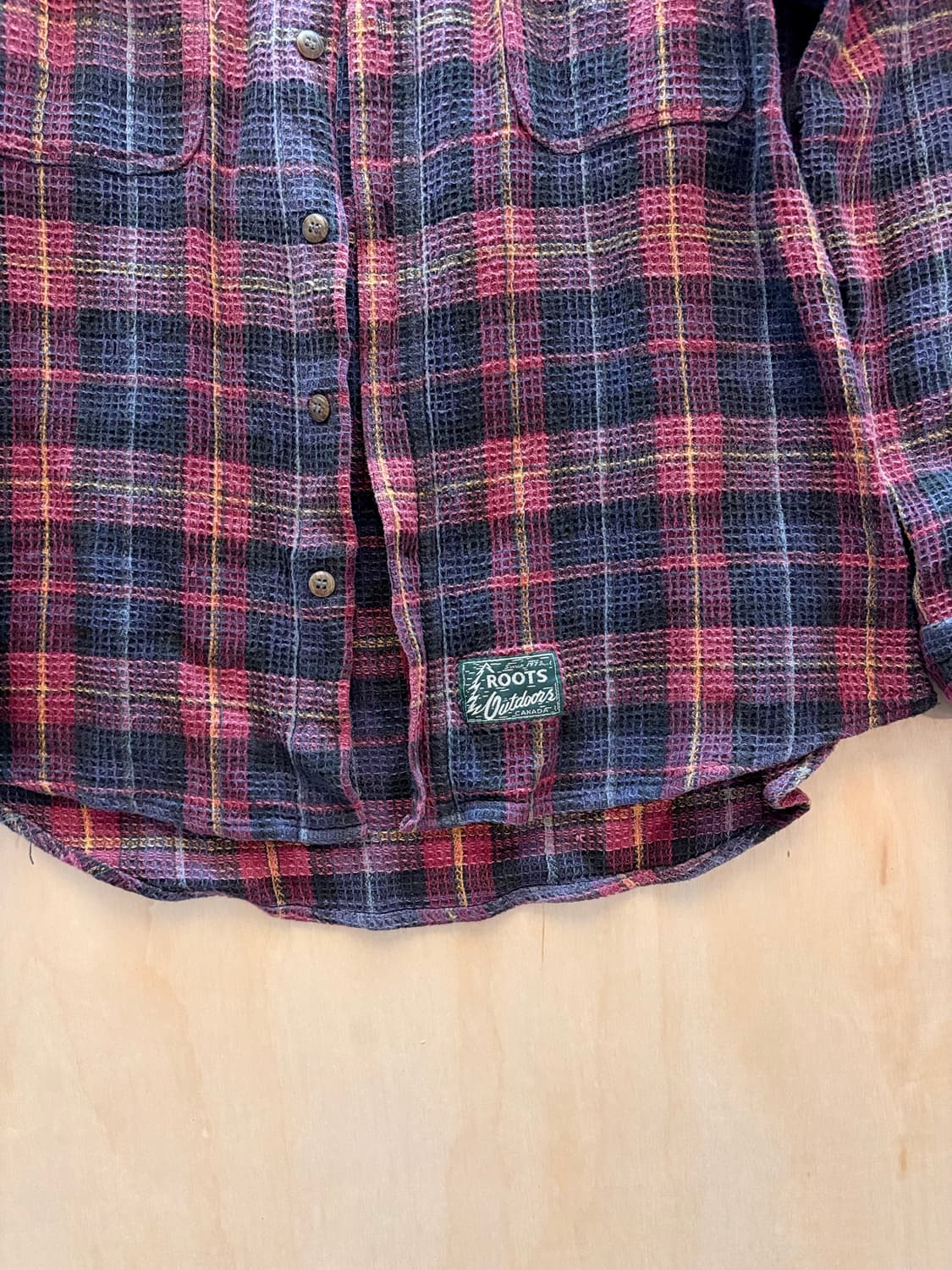 일본 빈티지 체크 셔츠 (M size) 상품이미지3