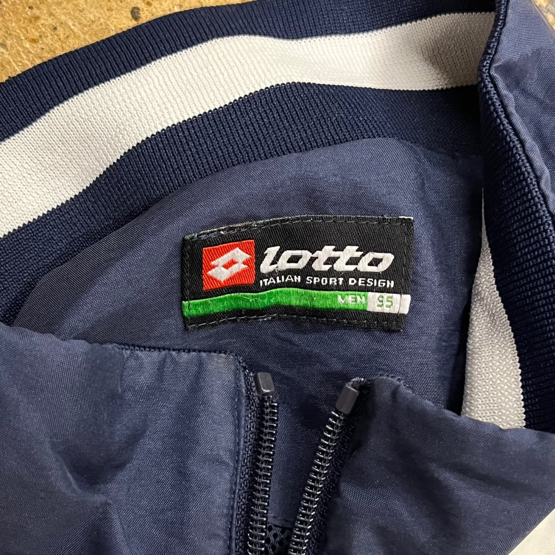 [정품/95] 로또 이태리 축구 져지 바람막이 네이비 b14 상품이미지5