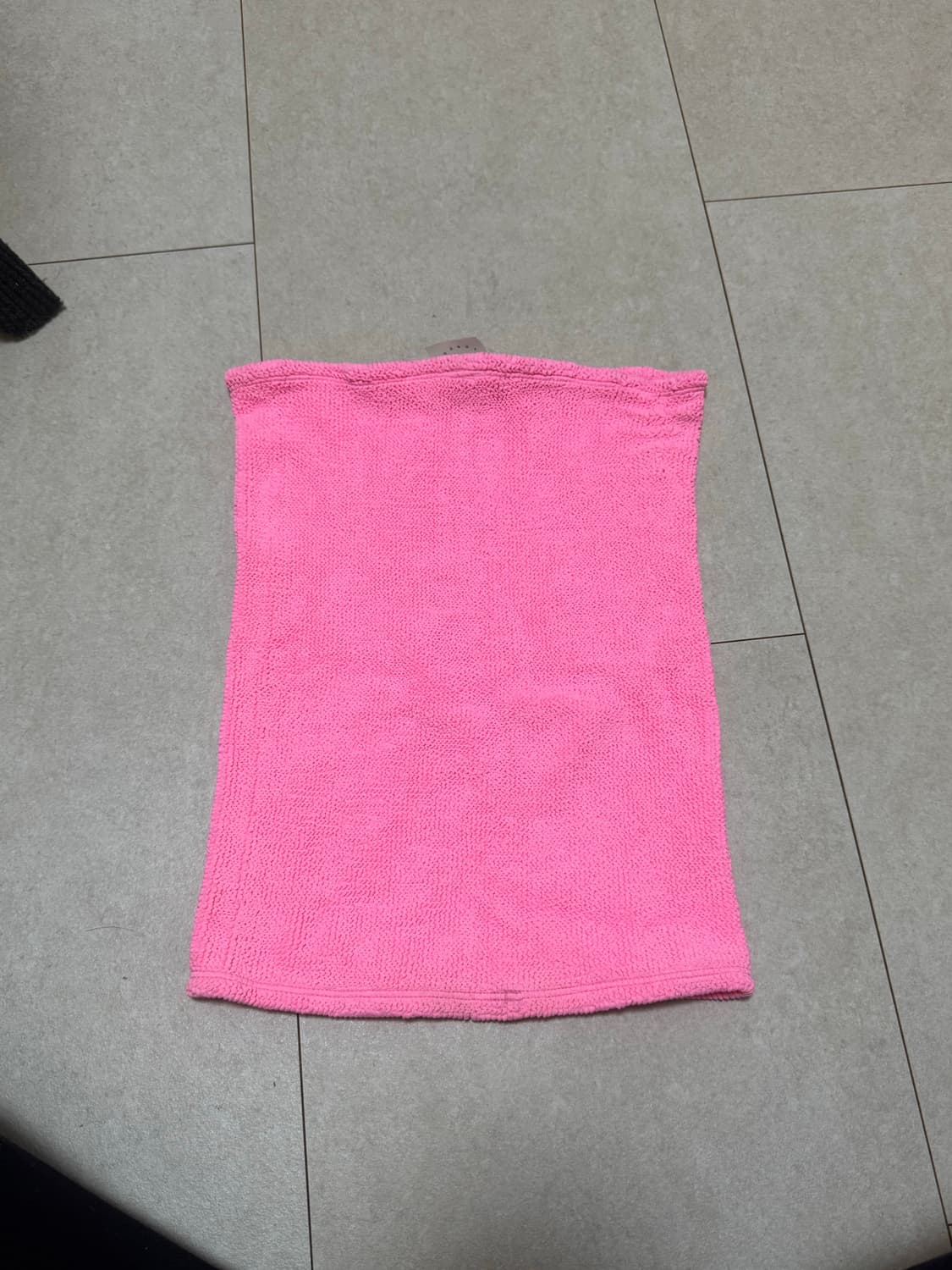 훈자 지 크링클 튜브탑 / 미니스커트 상품이미지3